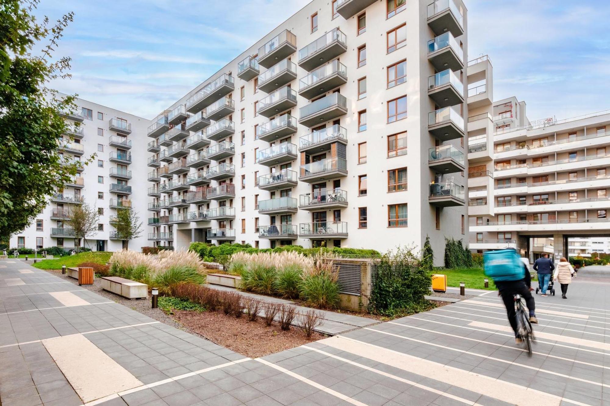 Studio Wola Apartament Kasprzaka - Wifi + Smart Tv Warszawa Eksteriør bilde